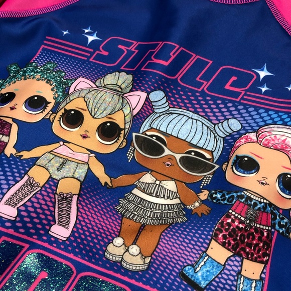 L.O.L. Surprise UPF Style Queens 2-Piece Metallic Swim Suit - Picture 10 of 14